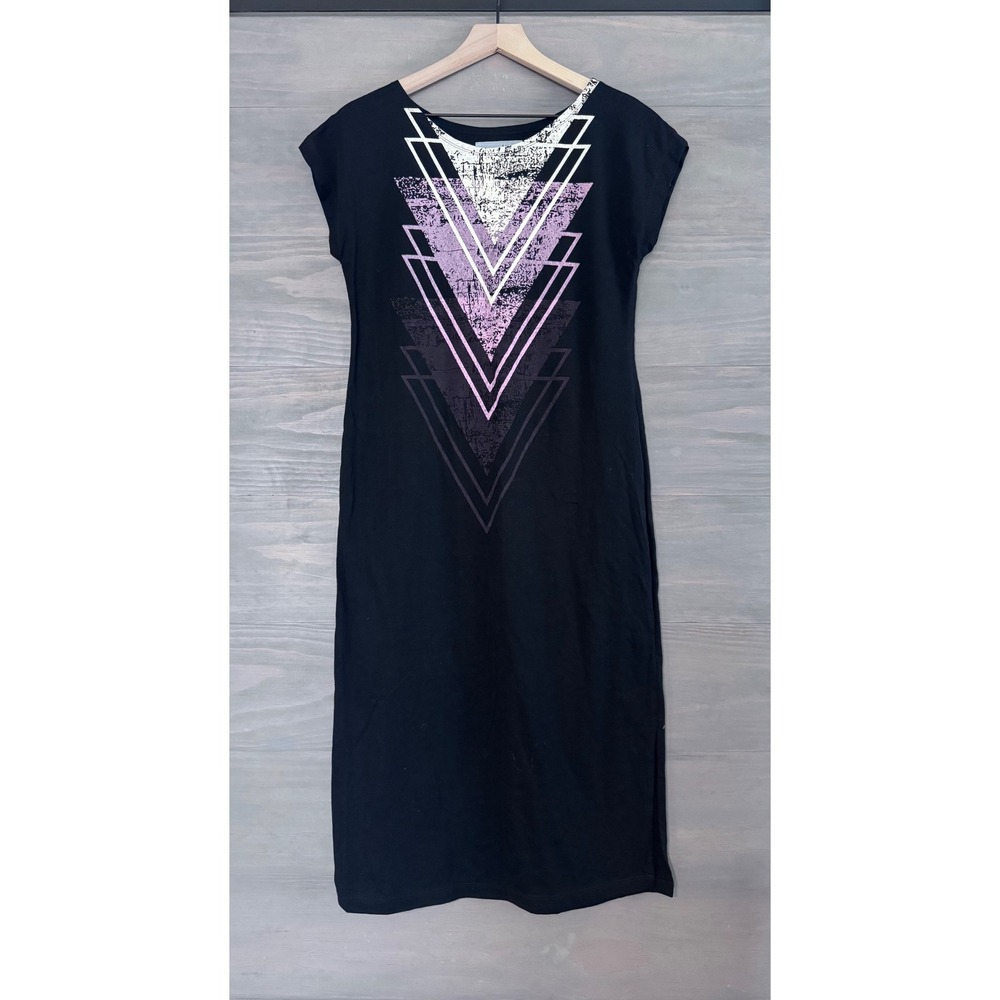 Tonle Midi‎ Dress Size Small Sustainable Recycled Materials Triangle Geometric
